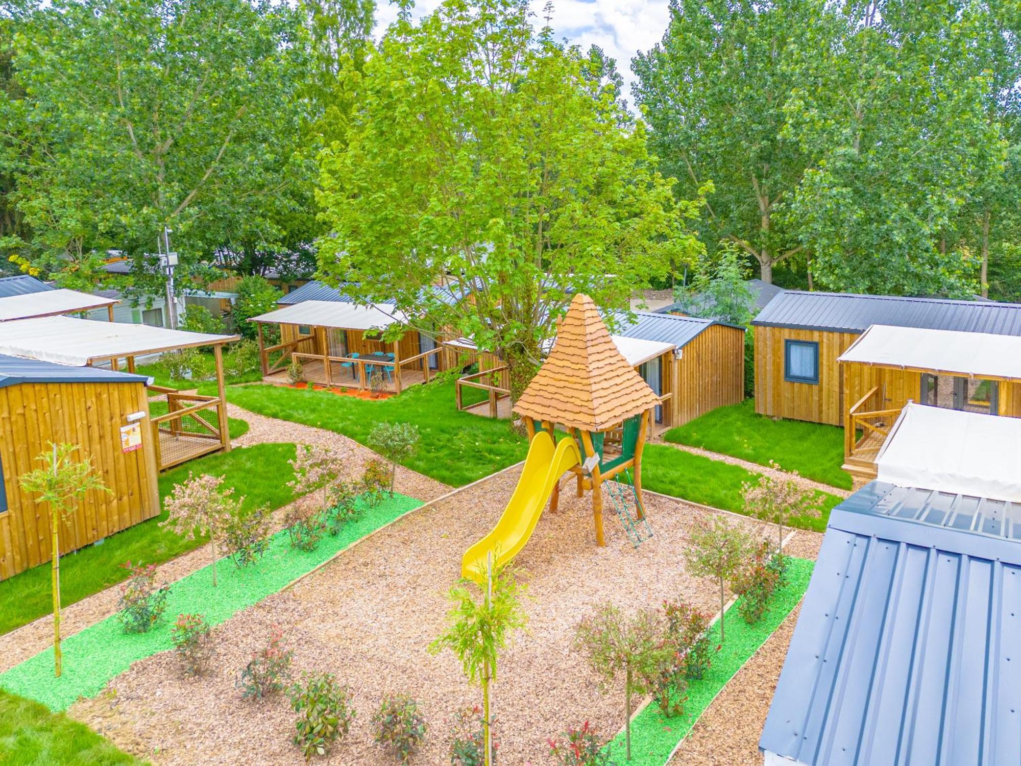 Camping Le Parc De Paris Villevaude Luaran gambar